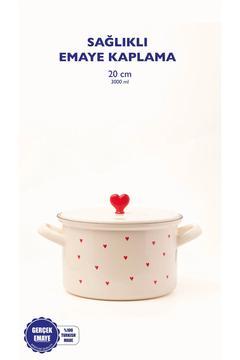 Cupid 20 Cm Emaye Tencere (3 LİTRE)