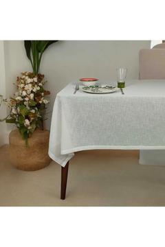 145*230 Narin(ince) Polyester Tül Masa Örtüsü