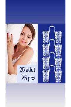 Horlama Önleyici Burun Filesi 25 Adet Burun Içi Silikon Aparat Steril Tasima Kutulu Set