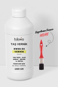 HW-66-54 Su Bazlı Çok Amaçlı Vernik - Taş Vernik - Ahşap Verniği 1 KG