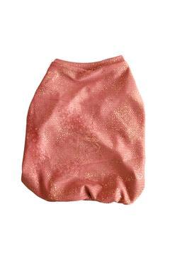 kedi köpek kıyafeti gül kurusu renkli varak baskılı tshirt