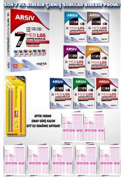 Lgs 8. Sınıf Son 7 Yıl Tıpkı Basım Çıkmış Sorular Deneme Video Çözümlü ve Sınav Kalem + Optik Seti