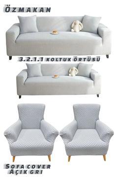 koltuk kılıfı ,koltuk örtüsü 3+2+1+1  lastikli,kayma yapmaz,tüm giydirmelidir