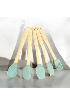 5’li Silikon orta boy kaşık seti