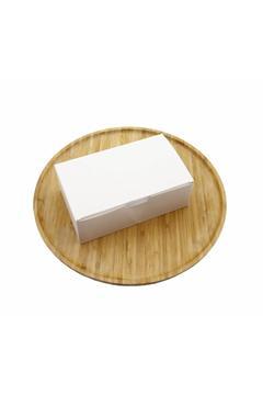 Beyaz İnce Kutu Orta Boy 17,5 x 10,5 x 6 Cm 3 Adet