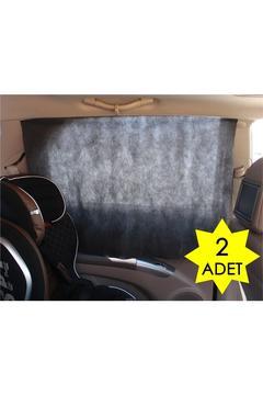 2 Adet Siyah Fix-it Universal Oto Perde Yan Cam Güneşlik - Tüm Araç Modellerine Uygun Perde