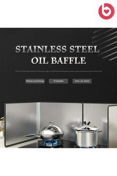 BİZİMEVDE Ocak Arkası Yağ Sıçratmaz Ocak Arkası Koruyucu Paslanmaz Çelik Panel 120x30 Cm