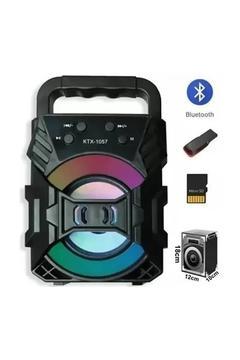 Wks-1057 Taşınabilir Mini Işıklı Bluetooth Hoparlör Speaker Fm/usb/sd