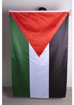 Zc Bayrak Filistin Milli Gönder Bayrağı Raşel Kumaş Dijital Baskı 100x150 cm