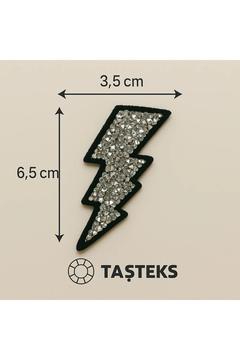 TAŞLI Ütülenebilen veya Sticker Olarak Kullanılabilen Şimşek Modeli