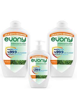 Evony Antibakteriyel Sıvı Sabun Okaliptus 1500ml x 2 Adet + 700ml