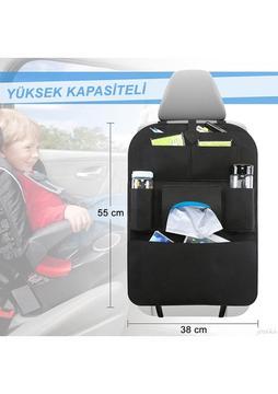 Joseki Araba Koltuk Arkası Eşya Düzenleyici Araç Organizeri Oto Kılıf Çanta Tablet Cepli Peçetelik