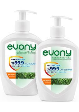 Evony Antibakteriyel Sıvı Sabun Okaliptus 300ml 2 Adet