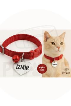 Kedi Tasması Isimli Tasma Yumuşak Ve Esnek Künyeli Boyunluk