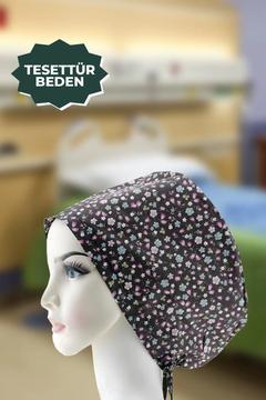 Doktor Hemşire Aşçı Cerrahi Bone Hastane Anne Bone Iş Bandanası Pamuklu Kumaş Lastikli