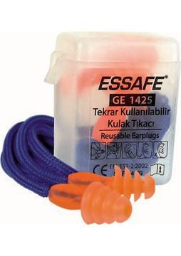 Essafe GE-1425 Kordonlu Kulak Tıkacı 20 Adet