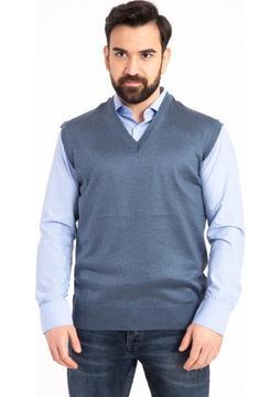 Mutlu Erkek Ince Yün Triko Örgü Baba Süveter