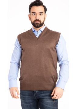 Mutlu Erkek Ince Yün Triko Örgü Baba Süveter