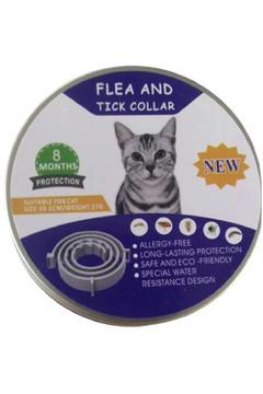Ayarlanabilir Kedi Pire Kene Önleyici Tasma 39.5 cm - 8 Ay Koruma