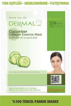 Nemlendirici ve Pürüzsüzleştirici Salatalık Özlü Kolajen Maske 23 gr