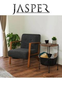 Jasper Latus Çift Katlı Altı Sepetli Yan Sehpa