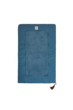 Muslin Altaçma Minderi - Province - Petrol - 50 X 80 Cm