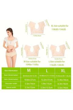 Yıkanabilir Koltuk Altı Ter Ped - Nefes Alabilen File Kumaş, Görünmez Uygunluk, Koltuk Altı Terinin