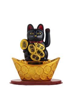 Sallanan Pati Güneş Enerjili - Kayıkta Sembol Yazı 12.3cm X 8cm X 13.7cm