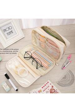 Geniş Kapasite Sade Tasarım Kalem Kutu Kalemlik Okul Kozmetik Düzenleyici