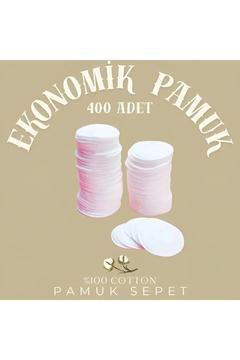Ekonomik Yuvarlak Makyaj Temizleme Yüz Pedi - %100 Disk Pamuk (COTTON) 400 Adet
