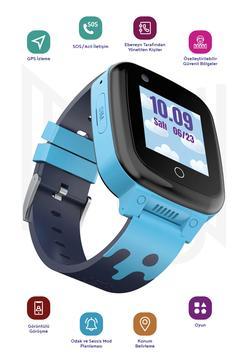 S25 Akıllı Çocuk Saati SOS GPS Görüntülü Görüşme BTK Onaylı Yerli Üretim 24Ay Garanti IP67 Sertifika