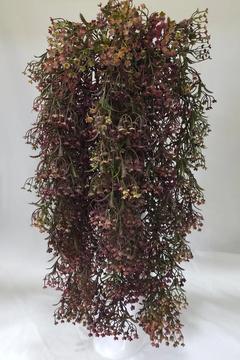 2 Demet Yapay Lüx Cipso Sarmaşık 3lu ( SAKSISIZ ) Duvar Asılı balkon Sarkan Çit Ağaç Sarkıt Buketi