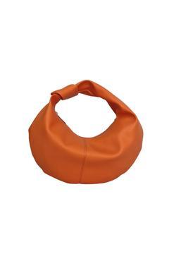 Kadın TURUNCU Mini Düğümlü El Çantası