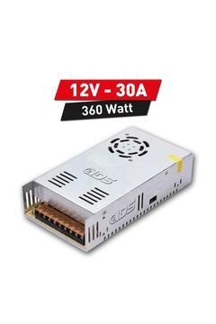 - 12V 30A FANLI METAL KASA ADAPTÖR - PROFESYONEL A KALİTE TAM YÜK