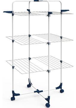 Ege Stream 3katlı Tekerlekli Çamaşır Askısı Çamaşırlık Kurutmalık