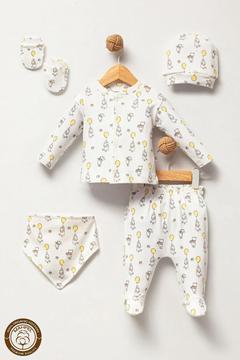 Minnie Poh Temalı 5'li Yenidoğan Bebek Hastane Çıkış Seti