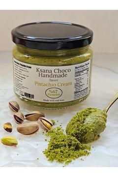 %67 Gerçek Antep Fıstıklı Krema Katkısız, Şekersiz, Doğal Fıstık Ezmesi | Kahvaltılık & Tatlı İçin