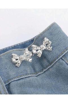 Pantolon Beli Daraltma Aparatı, Broş, Kurdele Kemer, Fiyonk Kemer , Gümüş Fiyonk Daraltma Çıtçıtı