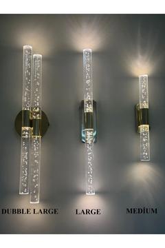 Bubblelight Gold Large Model Şık Tasarım Modern Ledli Aplik 51 Cm Elektrikli