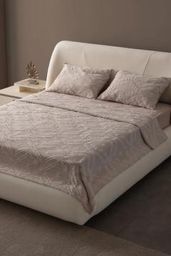 Anna Delux Çift Kişilik Çok Amaçlı Yatak Örtüsü Seti Gri Pamuk Nevresim Takımı Günlük 220x240