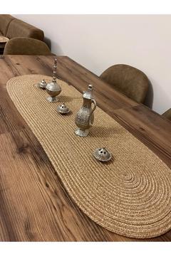 35x100 Jüt, Ameriken Servis, Masa Örtüsü, Supla Hediyelik ,çeyizlik Sunum