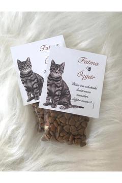 Kişiye Özel Kedi Köpek Maması Doğum Günü, Mevlit, Söz, Nişan, Düğün, Nikah Hediyelik (24 Adet)