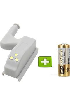 Dolap Içi Led Aydınlatma Menteşe Işığı Pil Dahil Gardırop Pratik Led