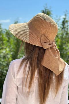 100% Hasır Fiyonklu Ultra Premium Laura Şapka