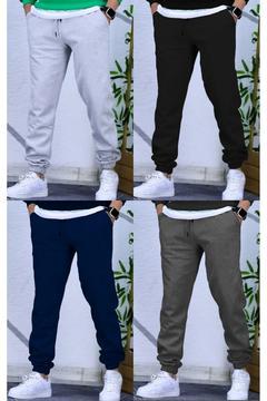 Erkek 4'lü Lastik Paça Eşofman