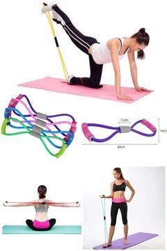 1 Adet Yoga Fitness Elastik Direnç Lastiği Egzersiz Spor Lastiği