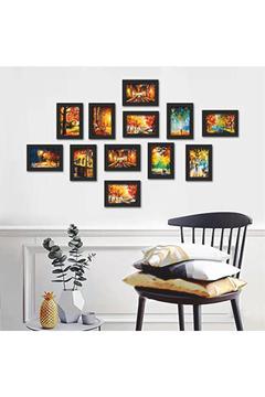 12 Adet Ahşap Duvar Resim Çerçevesi 15x10 -soy Ağacı Ek Çerçeve