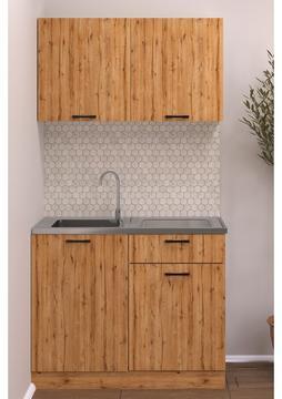 100  cm  Feli x  Mutfak Evyeli Mini Mutfak Alt Üst Takım