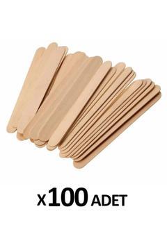 100 Adet Ağda Spatulası Ve Tahta Dil Basacağı Spatula