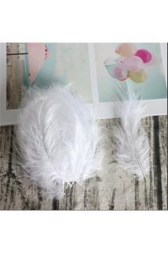 Süsleme Için 100 Adet Kuş Tüyü Nikah Nişan Hediyelik – Magnet, Hediyelik, Süs Aksesuarı